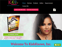 Tablet Screenshot of kishknows.com